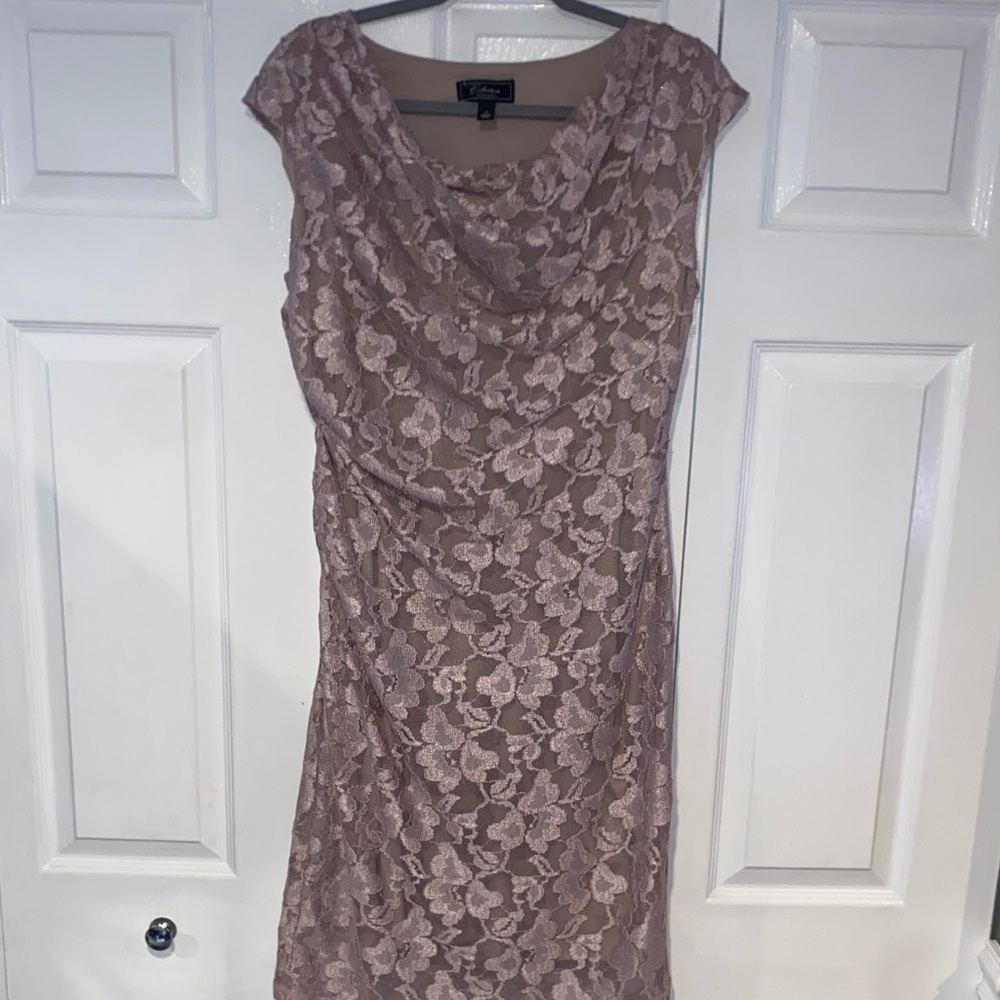 Collection Mauve Lace Midi Dress size 12